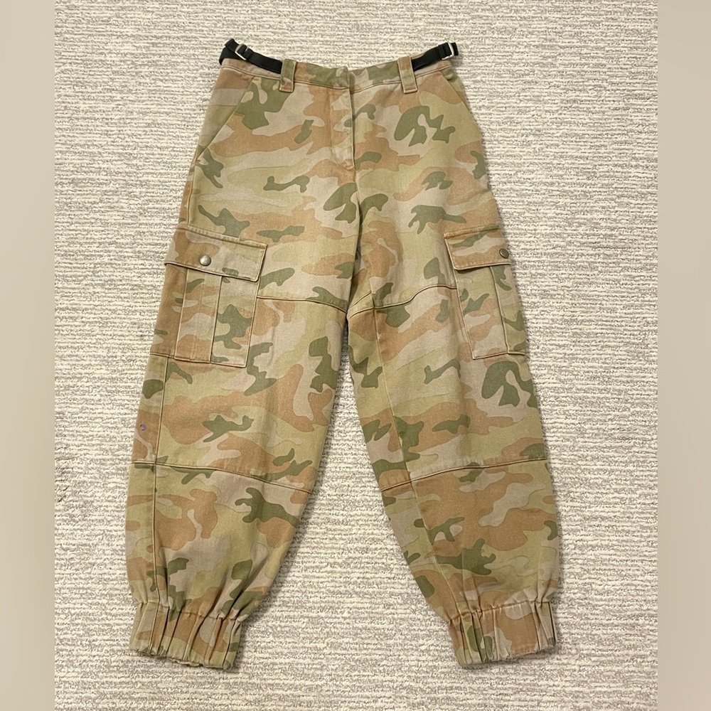 Miu Miu Camouflage Pants